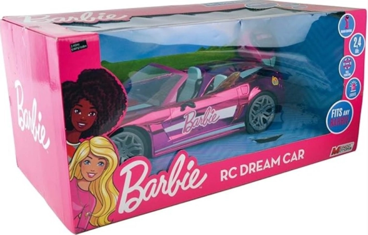 ružičasti RC auto Barbie 2,4 GHz za dvije lutke