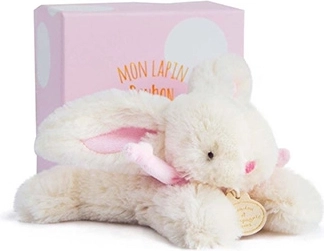 Doudou plišani zeko ružičasti 16 cm