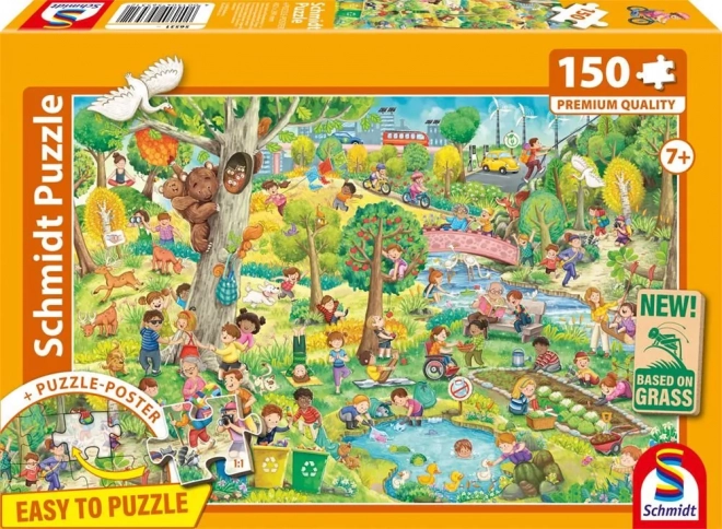 Puzzle Sretna planeta 150 dijelova