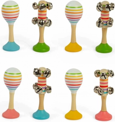 Bigjigs Toys set rumba kugli i zvončića