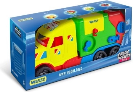 Magic Truck Basic – dječji kamion za smeće s kontejnerom i koševima