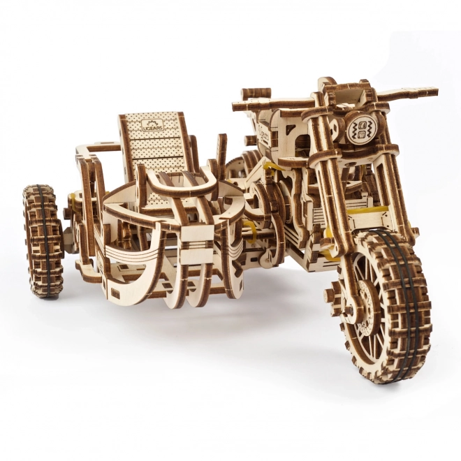 Ugears 3D slagalica Motocikl s prikolicom 380 dijelova
