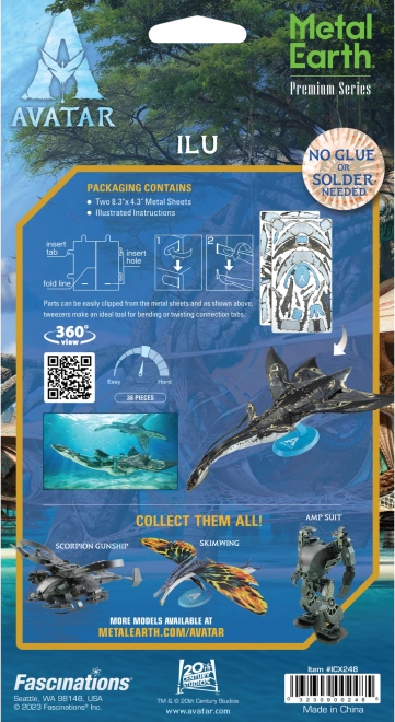 METAL EARTH 3D puzzle Premium Serija: Avatar Ilu