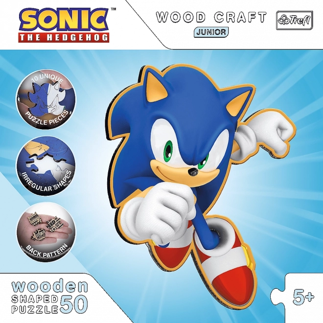 Drvene puzzle Sonic 50 komada