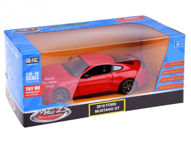 Automobilski model Ford Mustang GT od metala, 2018.