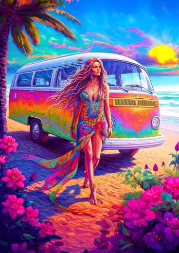 Hippie puzzle U srcu 1000 dijelova