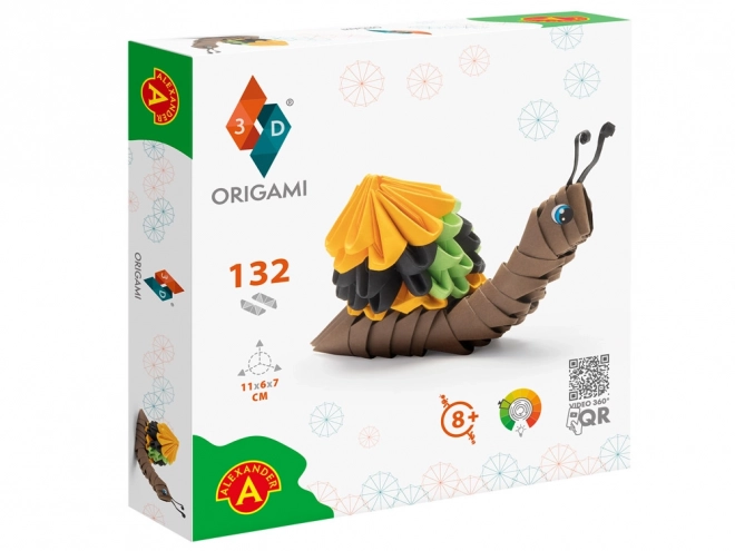 Alexander kreativni 3D origami puž