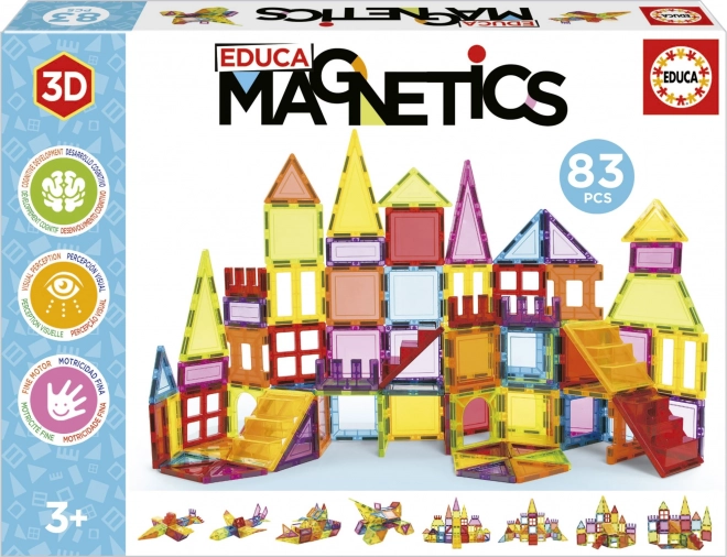 EDUCA Magnetski komplet Magnetics s 83 dijela