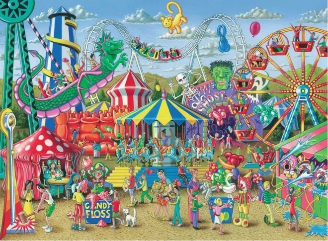 Ravensburger puzzle Zabava na karnevalu XXL