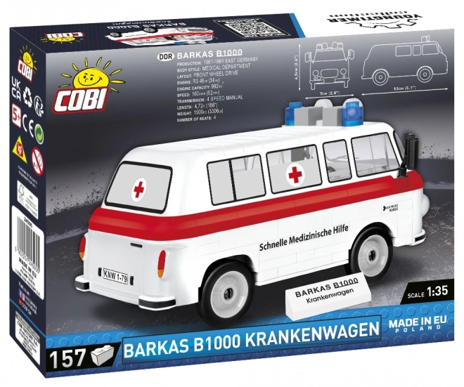 Konstruktivni građevinski set automobila Barkas B1000 SMH3
