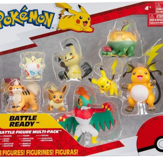 Set od 8 Pokémon figura