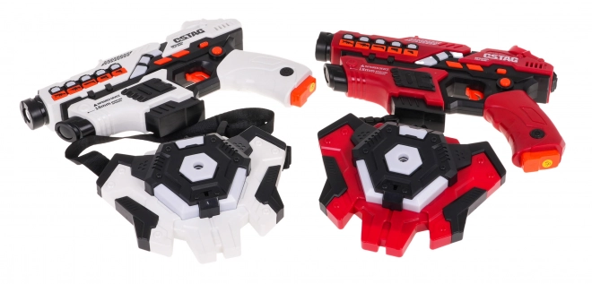 Set laserskih oružja + štitovi s funkcijom dima
