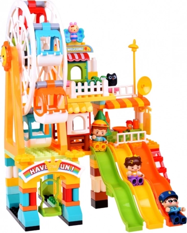 Velike šarene kocke Veseli Park igralište sa toboganima 235 kom