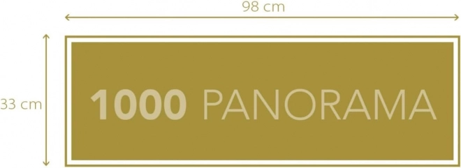 Clementoni panoramske puzzle Disney zlikovci 1000 komada