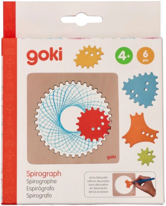 Drveni spirograf Goki
