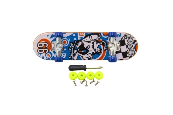 Šroubovaci prstovni skateboard s dodacima - 9 cm