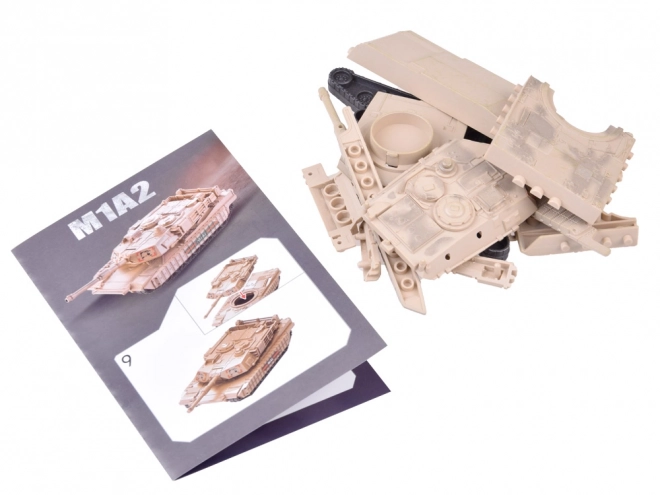 Gradbeni set američkog tenka Abrams M1A2 u mjerilu 1:72