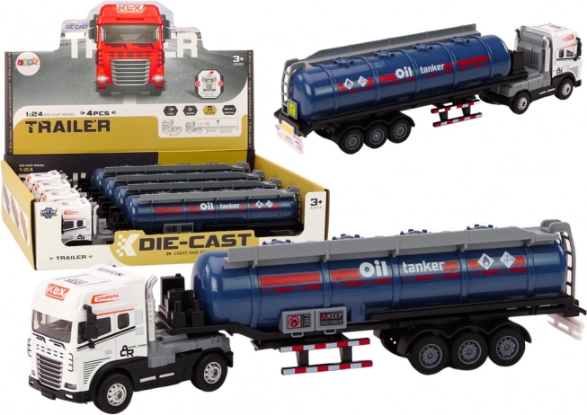 Cisterna kamion 1:24 s odvojivom prikolicom, zvukovima i svjetlima