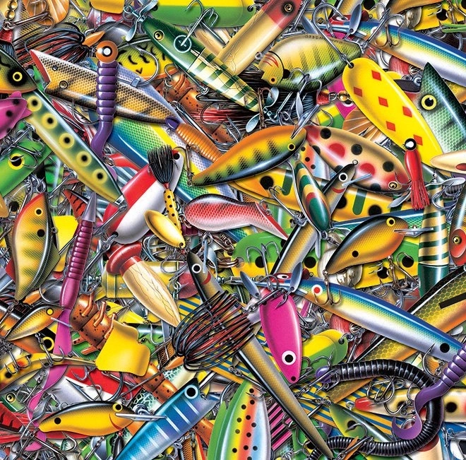 Puzzle Ribički bljeskalice 1000 dijelova COBBLE HILL