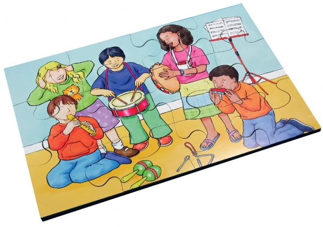 Drvene puzzle s inkluzivnim motivima, 72 dijelova