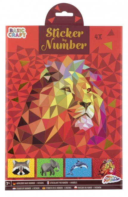 Puzzle s naljepnicama prema brojevima A4