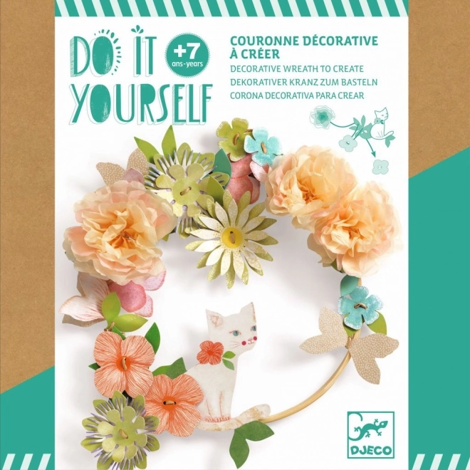Cvjetni vijenac Dalia za sastavljanje - DIY od Djeca
