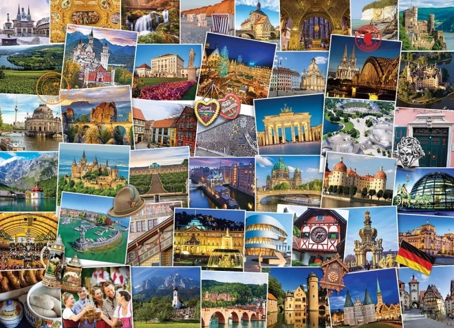 EUROGRAPHICS Puzzle Svjetobegnik - Njemačka 1000 dijelova