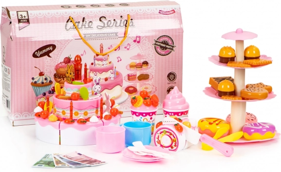 Set za rezanje rođendanske torte, party proslava, 125 kom
