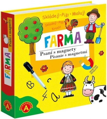 Pisanje s magnetima – farma