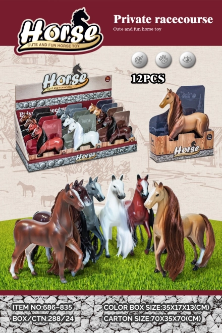 Konjić – plastična figurica u 6 boja