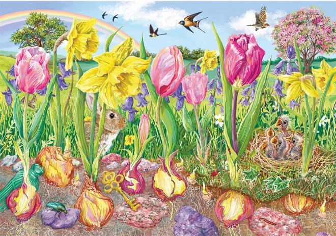 GIBSONS Puzzle Korijeni i izdanci 4x500 komada
