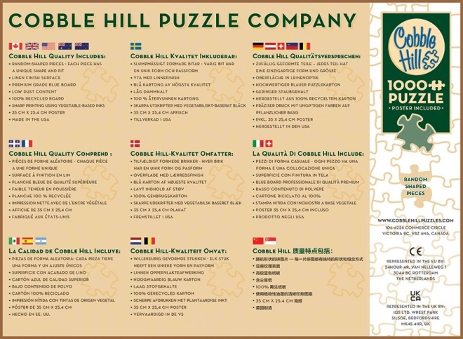 Puzzle Kućice uz More COBBLE HILL 1000 Djelova