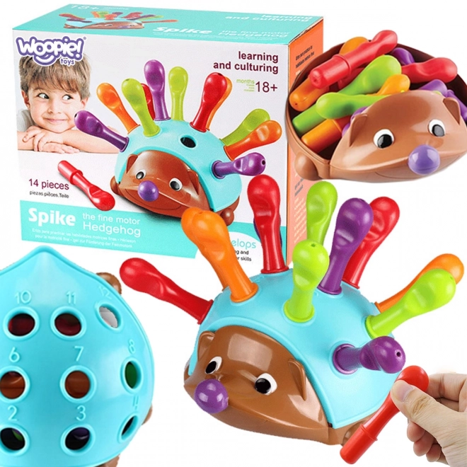 Woopie edukativna igra ježić sorter Montessori 4u1