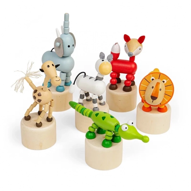 Bigjigs Toys drvena stiskana životinjica Safari
