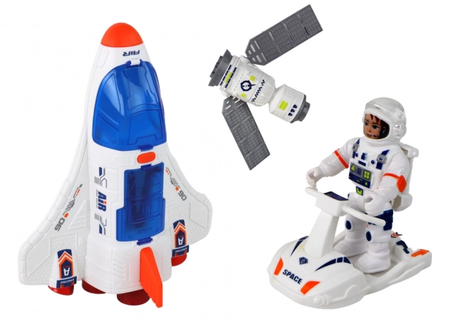 Svemirska misija Raketa Svemirski brodovi Svemirska vozila Set 7 elemenata
