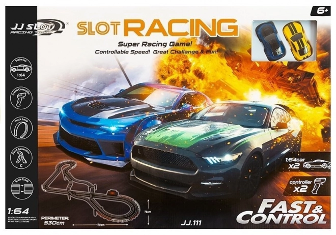 Trkaća staza 2 Cars Slot Cars 1:64