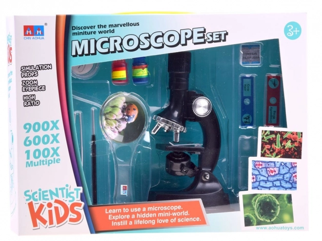 Mikroskop s dodacima za mladog znanstvenika