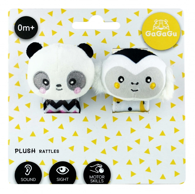 Zveketaljke za zapešća GaGaGu Majmun i Panda