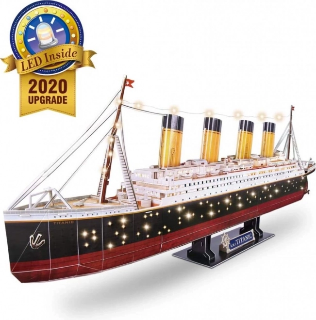 3D LED Puzzle Titanic