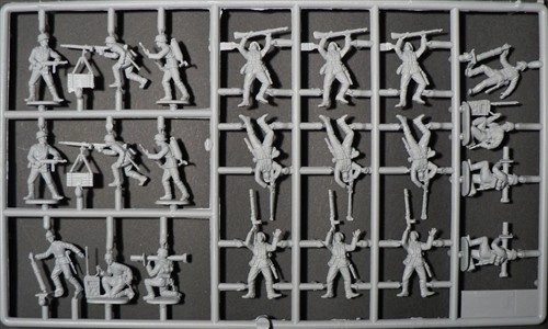 Njemačka pješadija - plastične figurice
