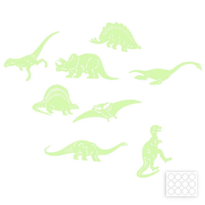 Oblici dinosaura - svijetli u mraku