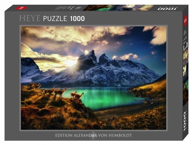 Puzzle Čile Lamy Guanako 1000 komada