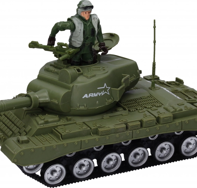 Tenk s vojnikom 26 cm