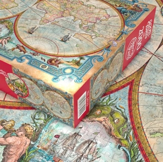 Puzzle Karta svijeta Velikih otkrića 2000 komada
