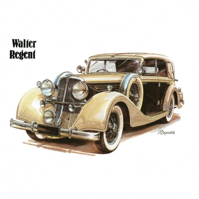 NOTIQUE Bilježnica Kalendar Klasični Automobili – Václav Zapadlík, 2025, 30 x 30 cm