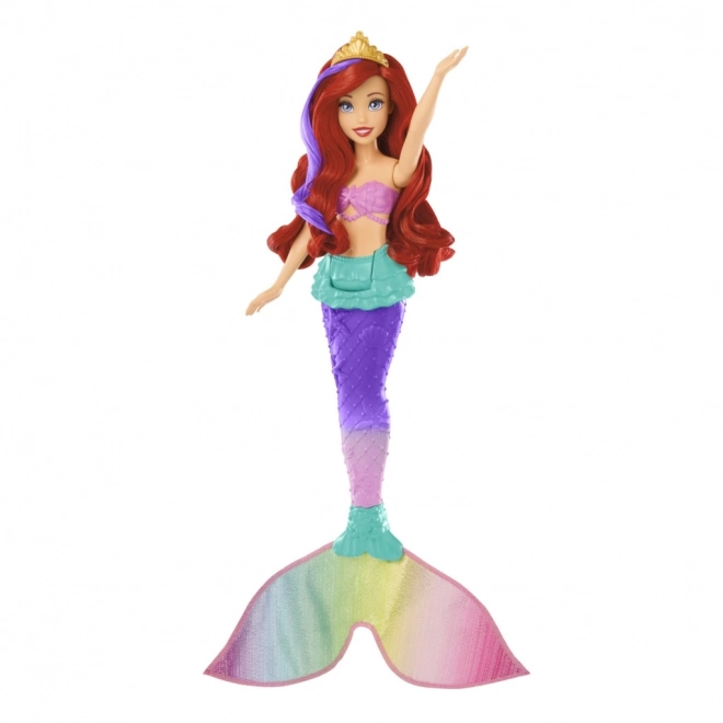 MATTEL Disney Princess lutka Ariel mala sirena pliva, mijenja boju