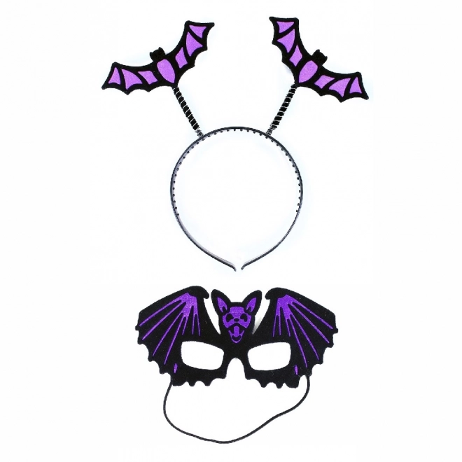 Traka za glavu s maskom Šišmiš za Halloween