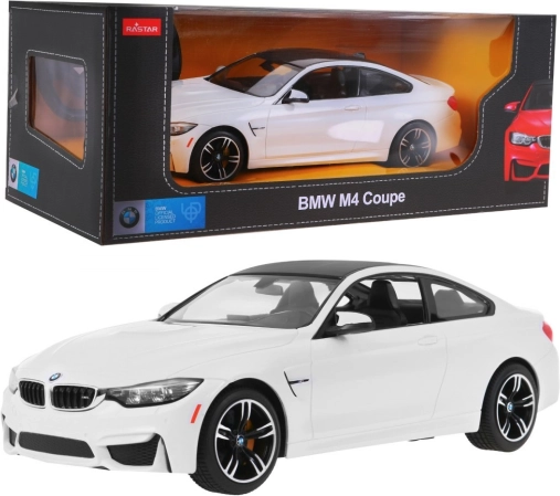 RC auto BMW M4 Coupé 1:14 Rastar s daljinskim upravljanjem 2,4 GHz – Bijela