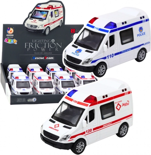 Vatrogasno vozilo Ambulanta s Otvarajućim Vratima te Svjetlosnim i Zvučnim Efektima