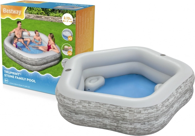 Dječji na napuhavanje bazen za vrt 213x206x53 cm Bestway
